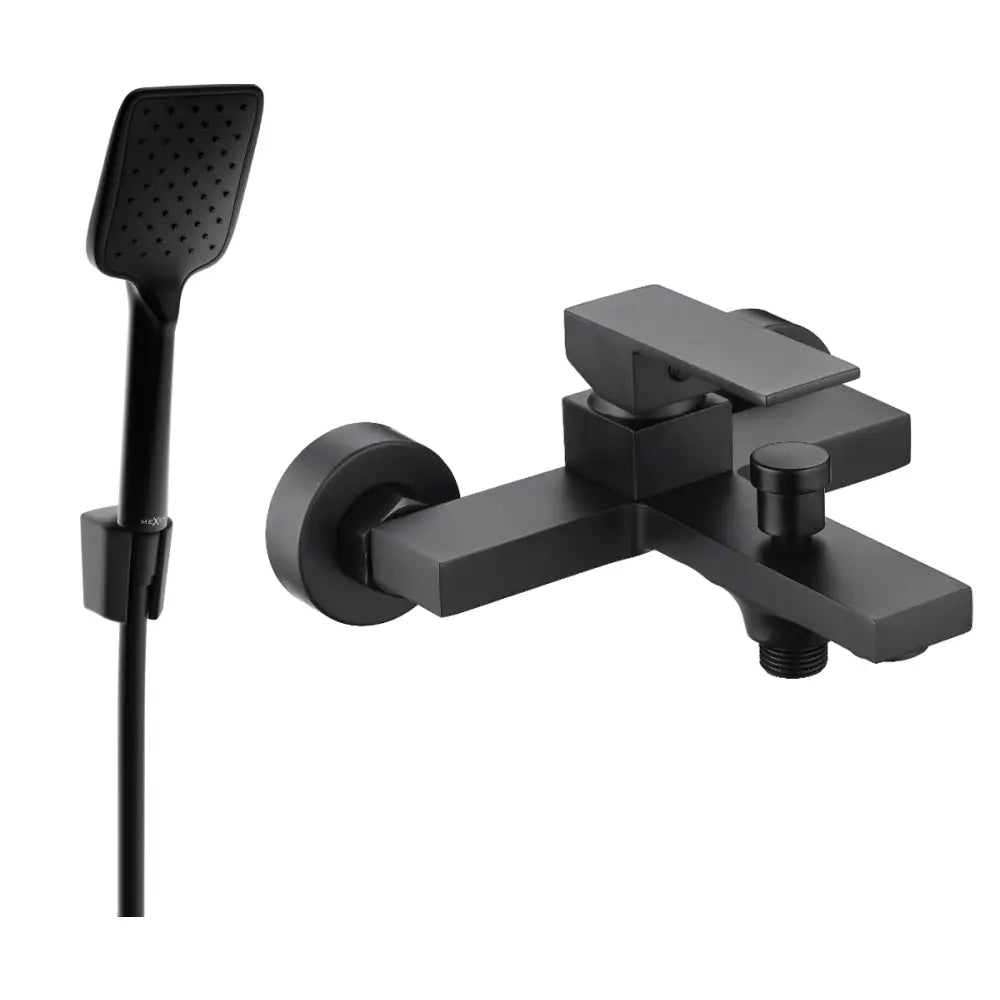 Uno R62 Badekarsbatteri med Dusjsett Svart - 7143r62-