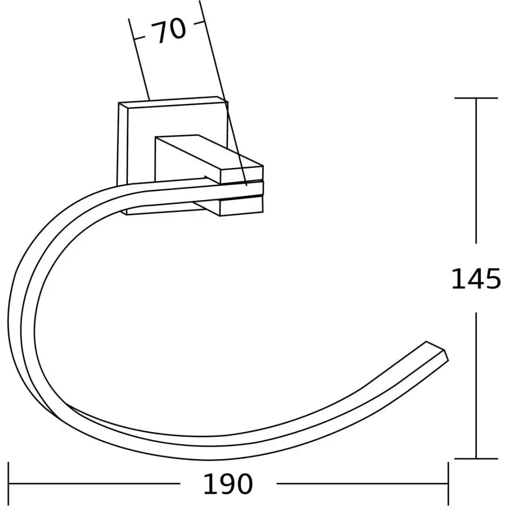 Vane Håndklehenger Gull - 7020932