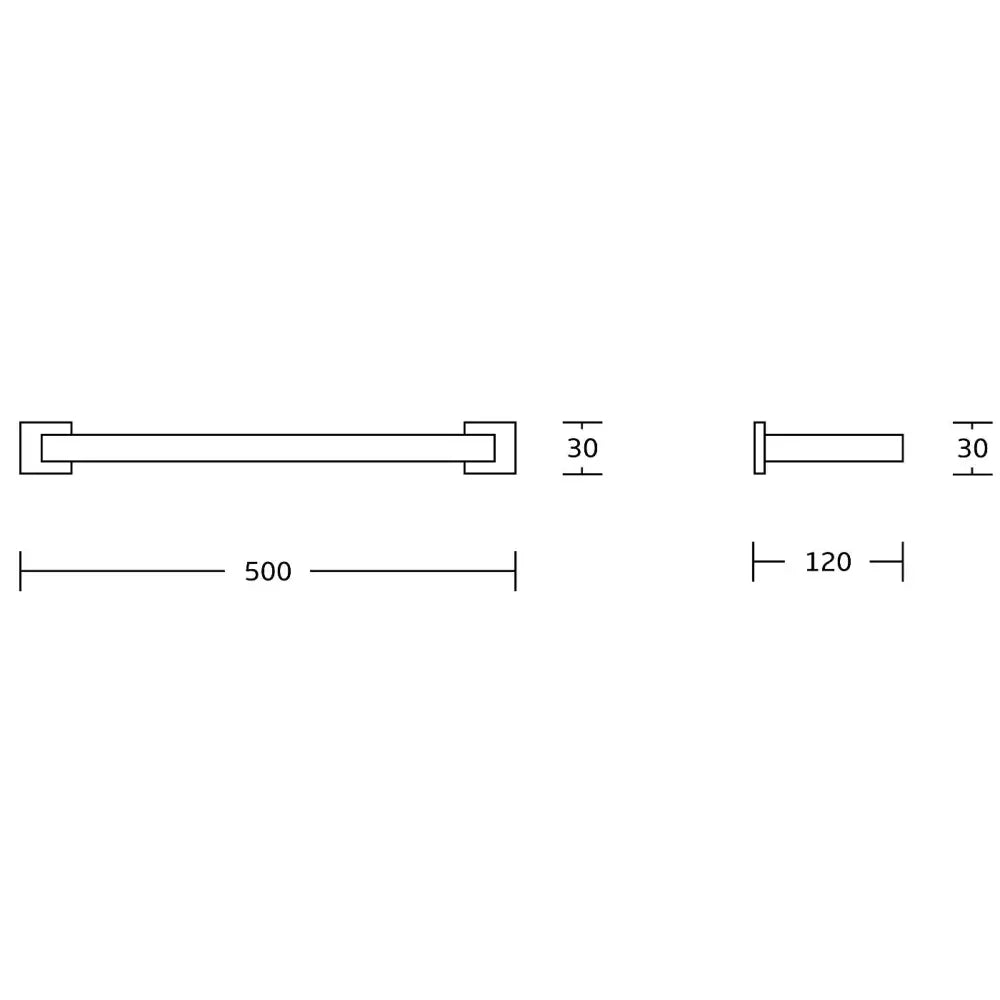 Vox Hengende Glasshylle Svart - 707037