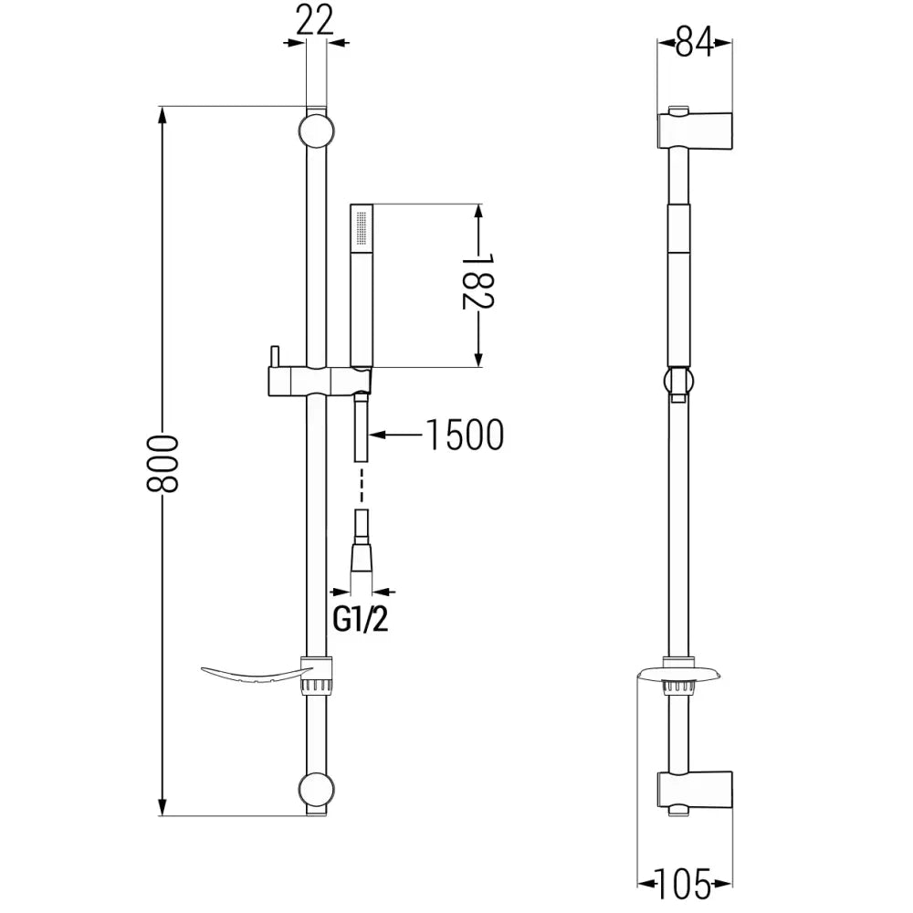 Zero Df70 Badekarpakke Svart - 71103df70