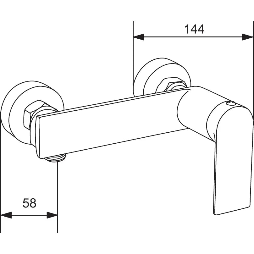 Zero Df70 Dusjsett Svart - 71104df70-