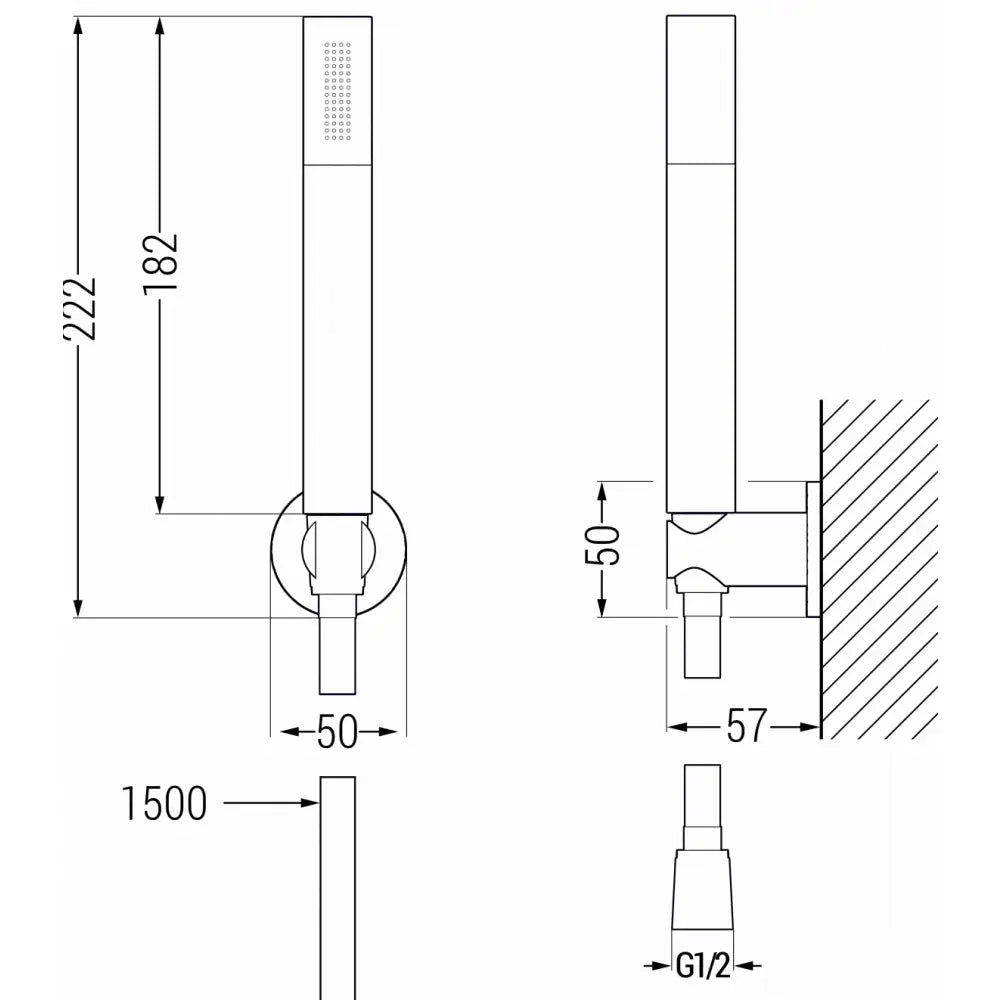 Zero R70 Badekarsbatteri med Dusjsett Gull - 7113r70-