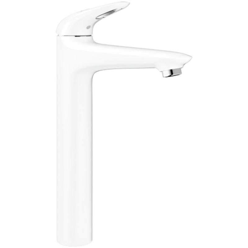Oversikt av servantbatteri høy hvit Grohe Eurostyle Moon White