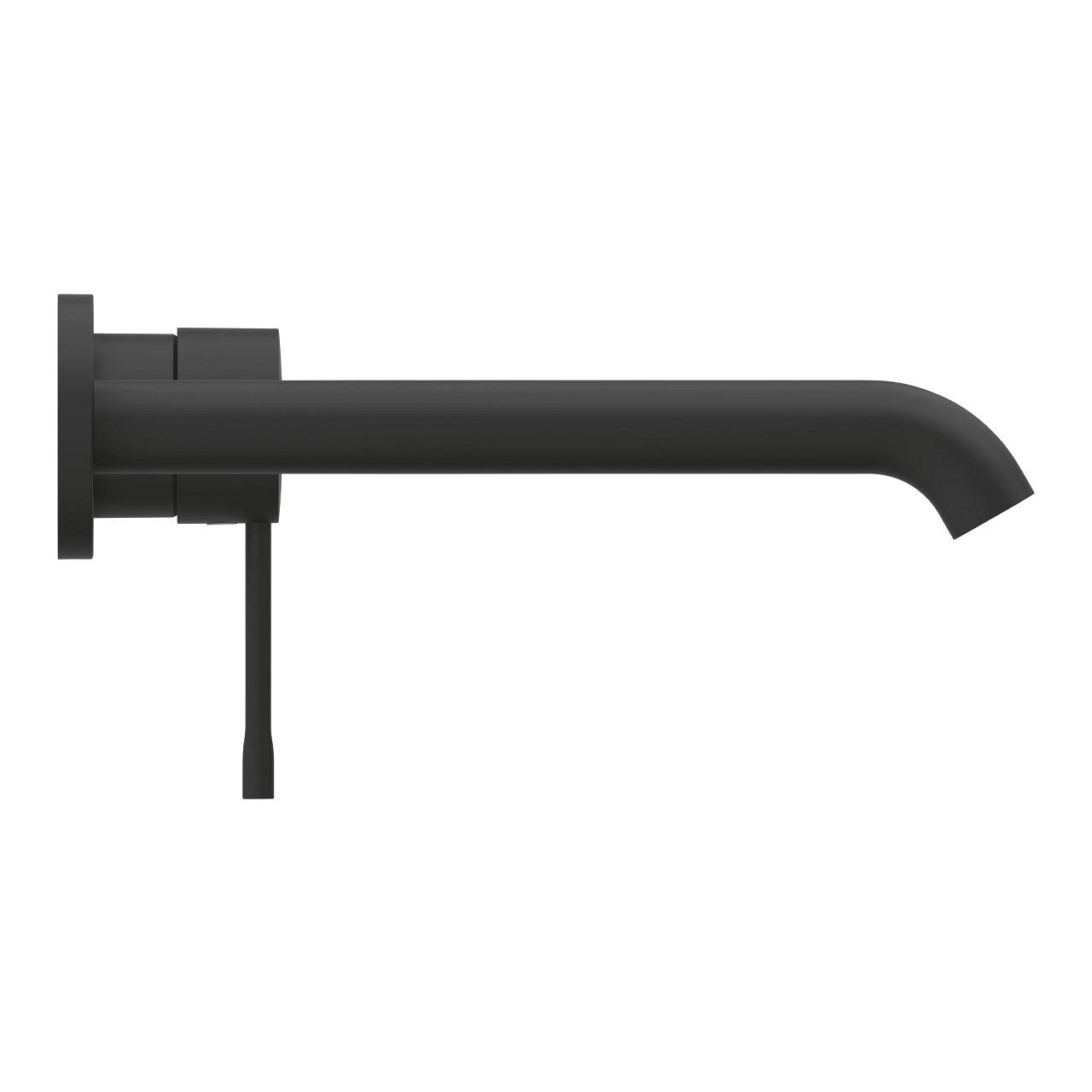 Detalj av servantbatteri veggmontert phantom black Grohe Essence