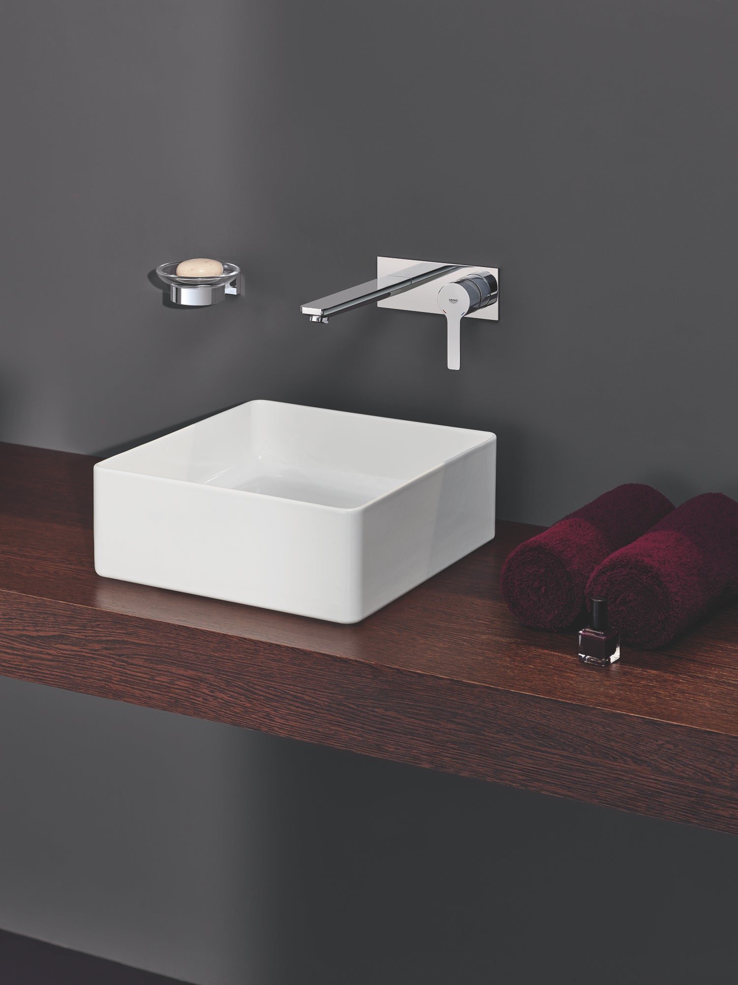 Servantbatteri togreps krom Grohe Lineare med kromfinish