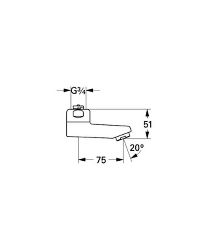 Tappekran krom - Grohe detalj
