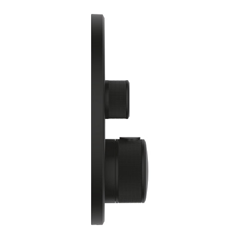 Innbyggings termostat phantom black 3 uttak bakside